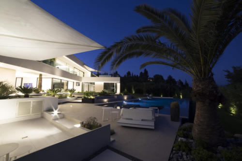 Villa 1  Padenghe sul Garda (BS) esterno notte piscina 921985