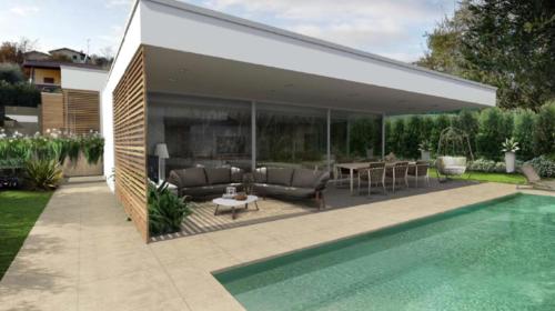 Villa 2  Padenghe sul Garda (BS) facciata e piscina IMG-20180823-WA0002