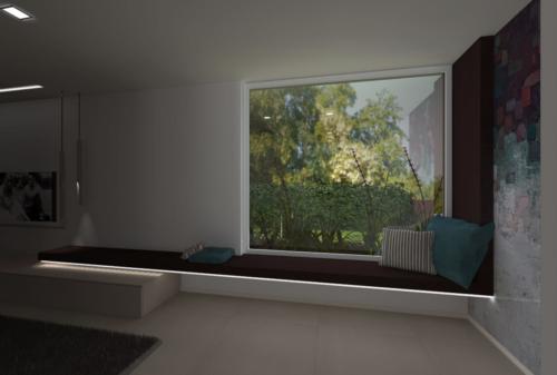 Interior Design  Rendering Fotorealistici soggiorno vetrata giardino IMG-20190721-WA0001